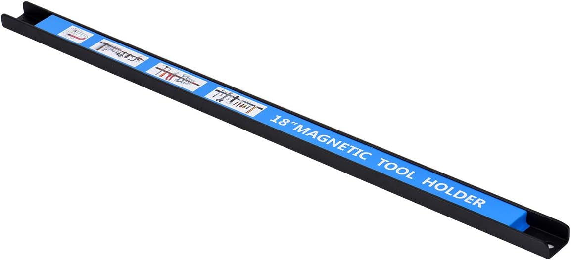 Black Friday Sale 2022 Magnetic Tool Holder 18 Inch 8 Pack Heavy Duty Magnet Tool Bar Strip Rack Wall Mount Blue