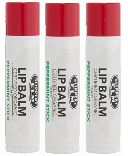 Thayers Slippery Elm Lip Balm Organic Peppermint Stick.15 Ounce (Pack of 3)