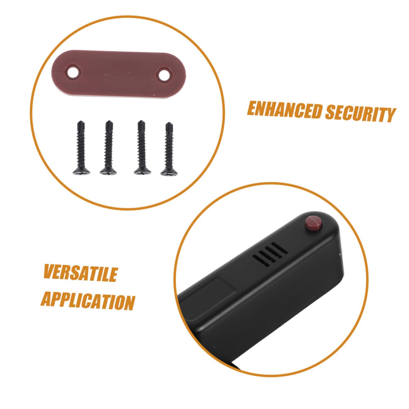 TEHAUX 3 Piezas de Seguridad Antirrobo con Alarma para Hogar Hotel y Protección para Mascotas