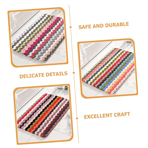 Tapis de sol pour chambre en polyester antidérapant et design