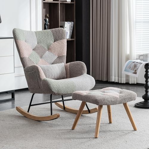 Fauteuil à bascule confortable contre le mal de dos avec repose-pieds - 8