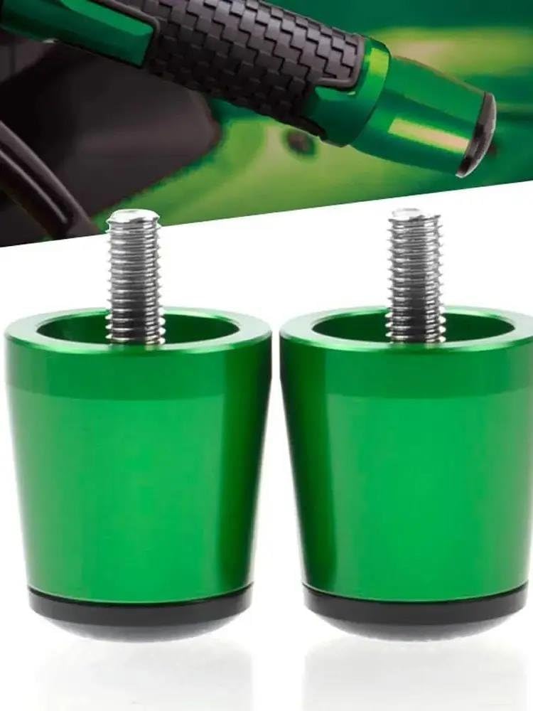 estremità manubrio Per Versys-X 250 300 Per Versys 650 1000 Per Versys X Manopole Manubrio Moto Contrappesi Terminali(VERDE)