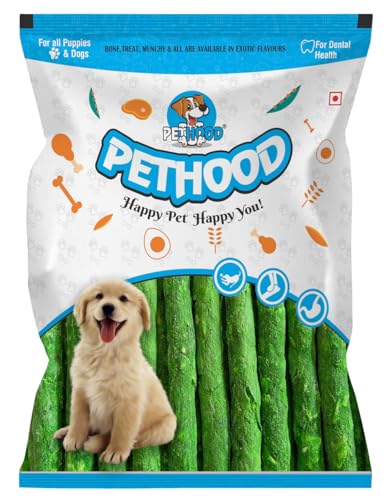 Image of Dog Chew Munchy Sticks, Mint Flavor 2700g | Protein-Rich Dog Treats & Snacks for All Breeds | Low Fat Dental Chews for Puppies & Adult Dogs | Long-Lasting & Tasty Bones