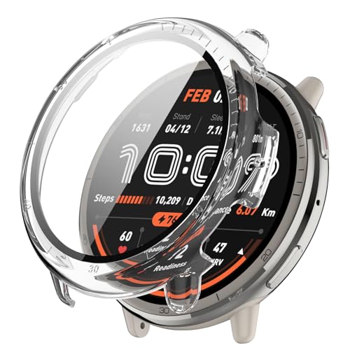 AiMaoo Amazfit Active 2 Ή P[X KXtB ی Jo[ d|PCf ̉ ϏՌ h~ ϐFh~ SʃJo[ Sʕی X}[gEHb` Amazfit Active 2 p (NA)