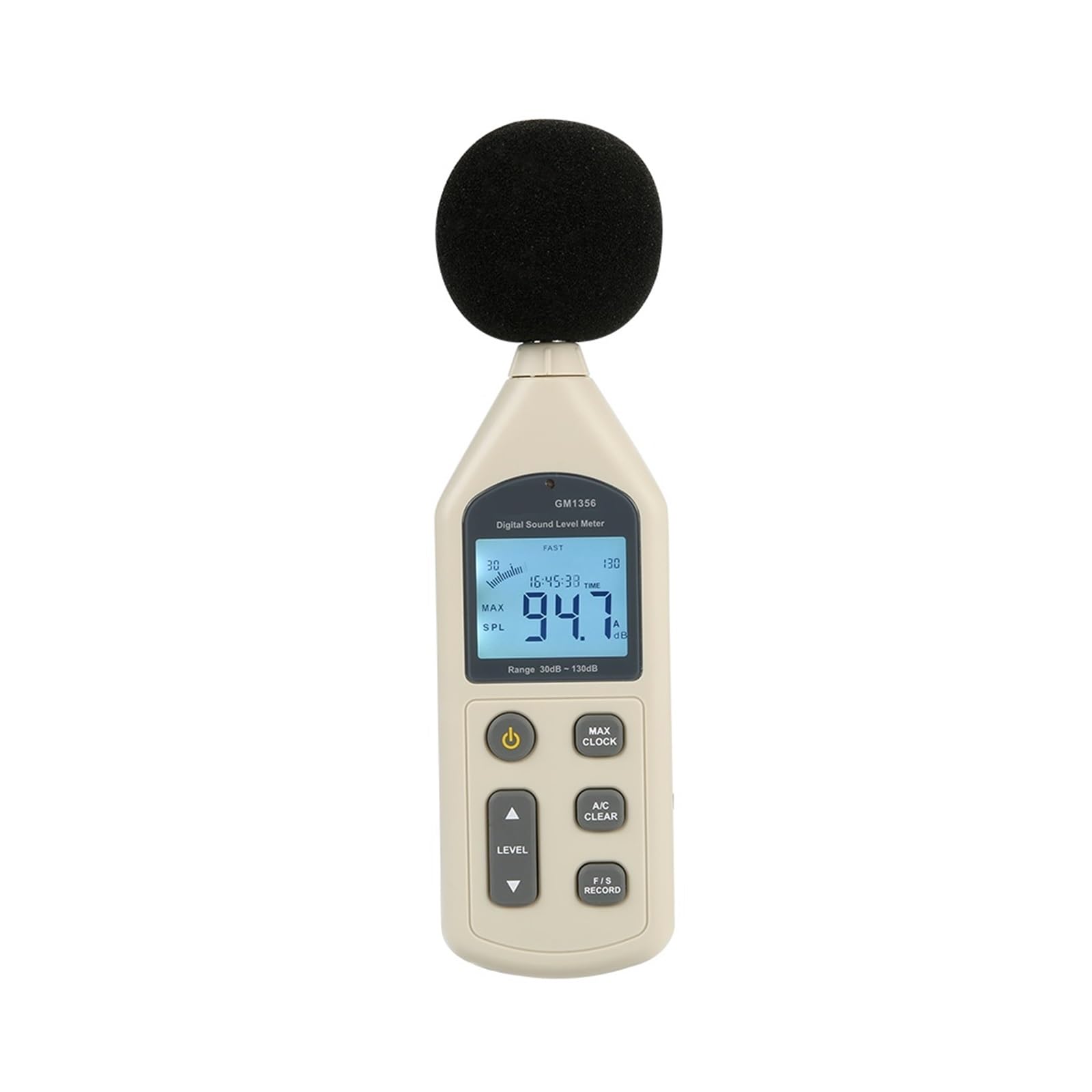 30~130 DBA miernik poziomu hałasu detektor wideo dźwięku sprzęt pamięć USB Alarm narzędzie diagnostyczne metra GM1356