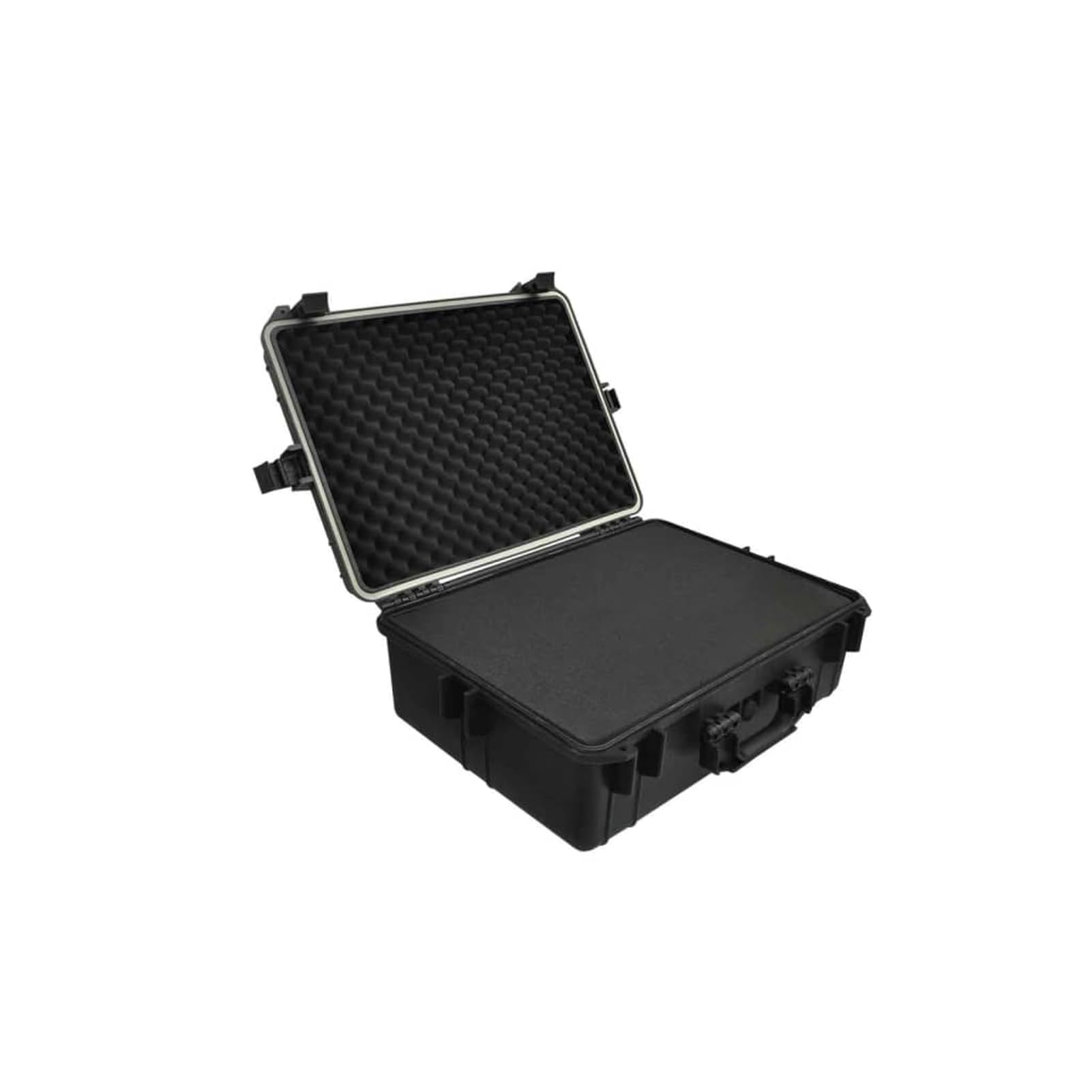 Fasba Maletín de Transporte de Electrónica con Cerradura, Negro, 57 x 43 x 22 cm, Espuma de Uretano, Resistente a Arañazos Modelo FCLRZJ-140173ES