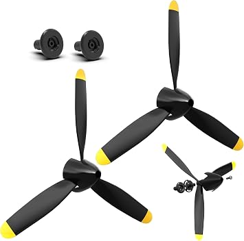 volantexrc 2pcs RC Plane Propeller 761-12, 761-12V2, Propeller Full Set 3 Blade, Remote Controlled Vehicle Parts for RC Airplane