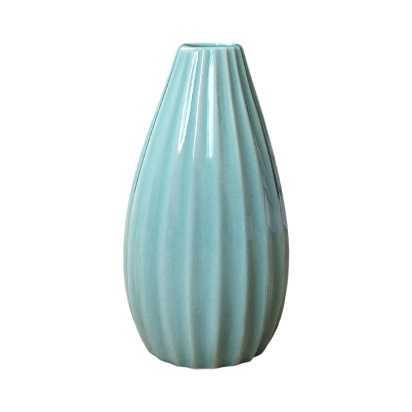 Modern Vertical Textured Ceramic Vases for Freshing Flowers Dry Stems or Green Plant Floral Arrangement Container Pots Ceramic Vases