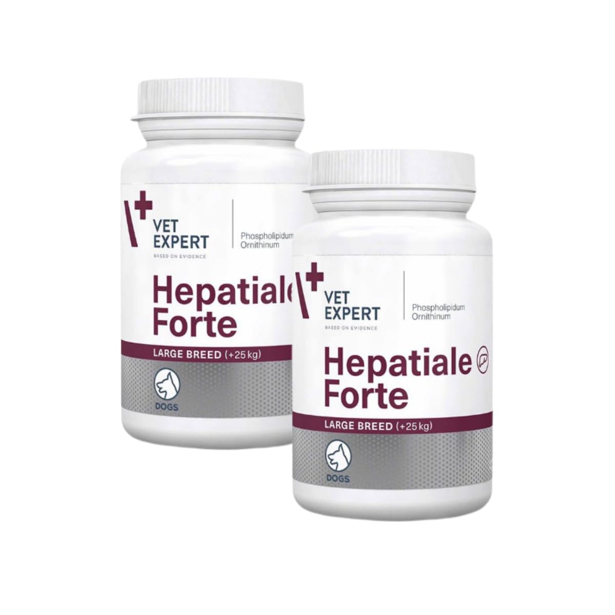 VetExpert Hepatiale Forte Large Breed | Paquete Doble | 2 x 40 Tabletas | Suplemento Dietético para Perros Grandes | Función Hepática Natural