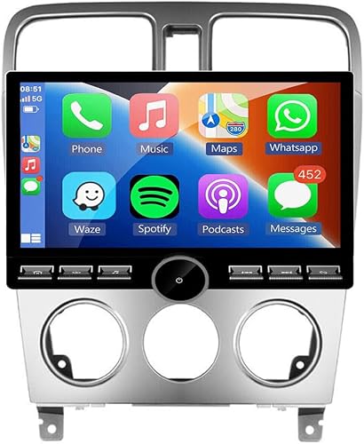 8 Core Android 15 for Subaru Forester Radio 2002-2008 with Wireless Apple Carplay Android Auto 10.8" Touchscreen Car Stereo with Free Backup Camera GPS Navigation Bluetooth RDS DSP Head Unit