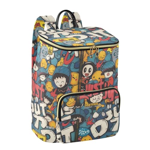 KLL Cartoon Dolls Backpack for Women Cute Waterproof Ladies Gym Bag Travel Backpack for Travel Work Shopping2