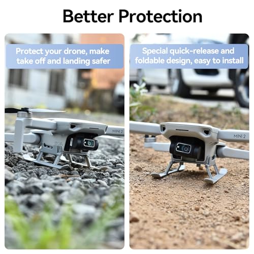 DJI Mini 4k Bundle with Strobe Light & Landing Gear& Propeller Holder Strap - Drone with 4K UHD Camera for Adults, Under 249 g, 3-Axis Gimbal Stabilization, Wind Resistance, 31-Min Max Flight Time - Image 4