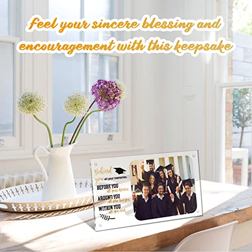 Weysat Inspirational Graduation Picture Frame 4 X 6 Inch Acrylic Graduation Frame Magnetic Graduation Photo Frame Tabletop Class Of 2023 Gifts For Graduates Desktop Display High School College #TOP4