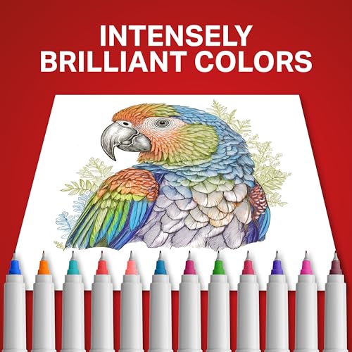 Image of Sanford ShaRP Accessoriesie Color Burst Permanent Markers, Ultra Fine Point, Assorted , 24-Count