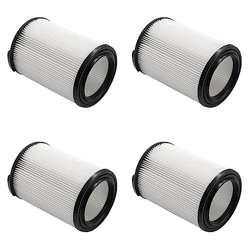Filtre HEPA VF4000 pour aspirateur eau et poussière 5-20 gallons, lot de 4 filtres lavables