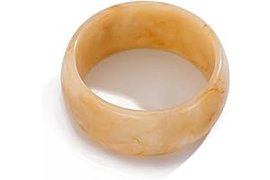 Exaggerated Colorful Irregular Geometric Acrylic Resin Bangle Bracelet