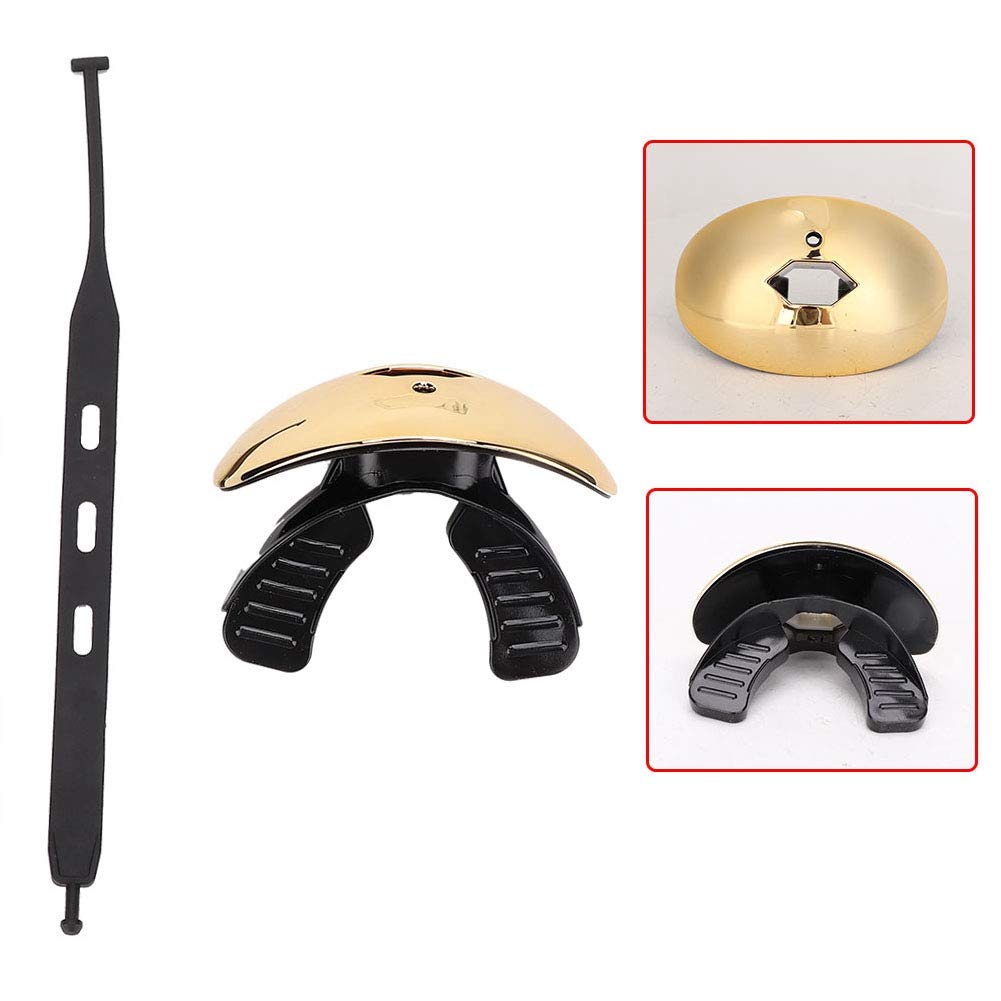 Battle Portable Sports Mouth Guard Denti Protector Gum Shield Game Ball Protection Tool (Gold) per la protezione sportiva