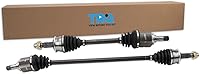 Vista 356 de TRQ Juego de conjunto de eje de transmisión CV delantero para conductor y pasajero, 2 piezas, compatible con Ford Explorer 4WD 95-01, Explorer AWD