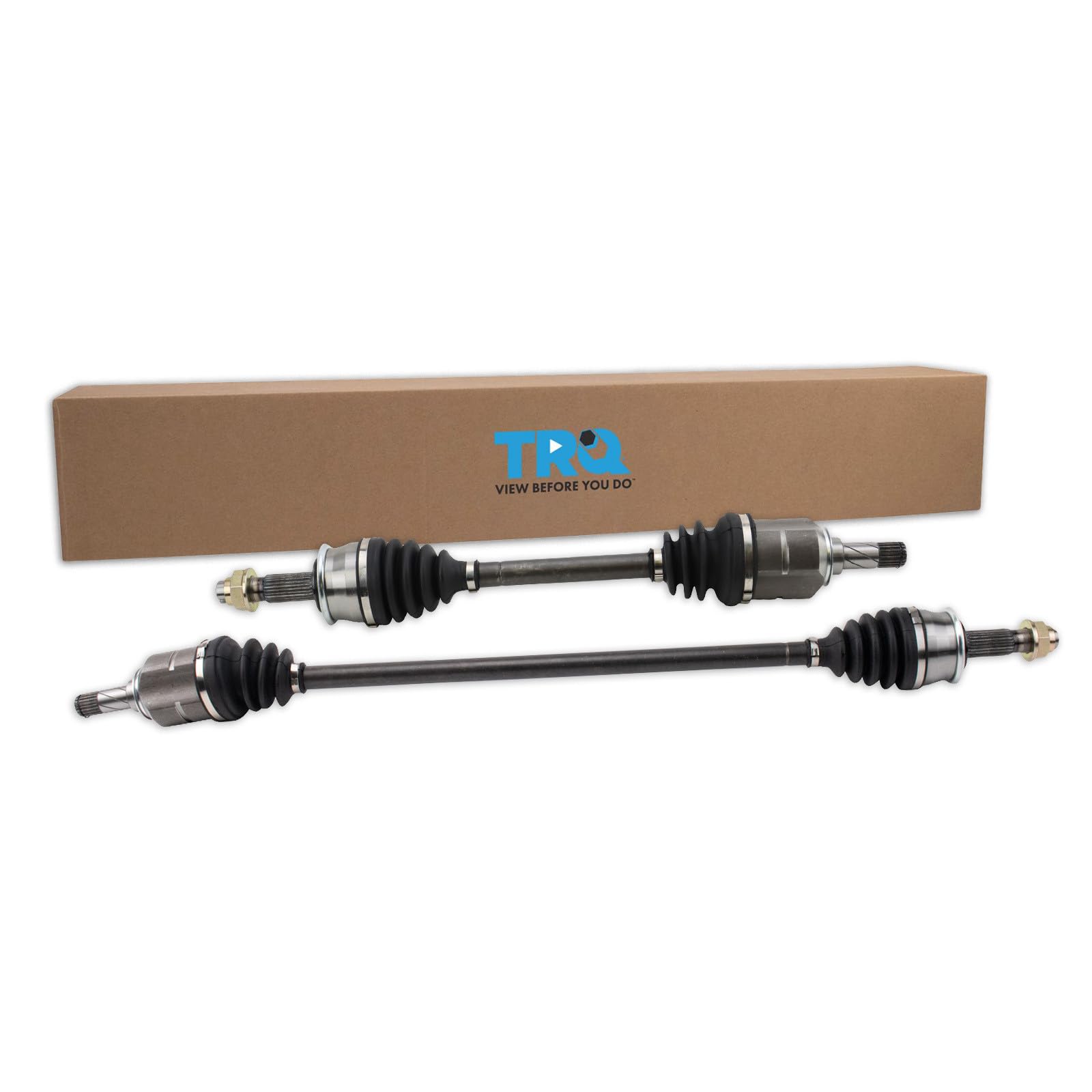 TRQ Front Driver and Passenger Side CV Axle Assembly Set 2 Piece
