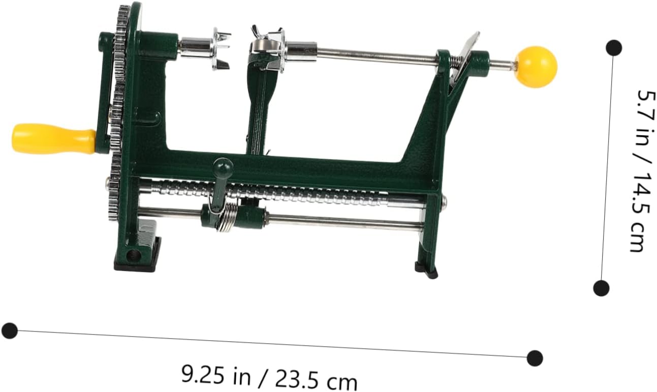 Three and Vegetable Peeler Heavy Duty Die Cast Alloy Efficiently Remove Skin From Apples Oranges Potatoes Clamp Secured for Stability