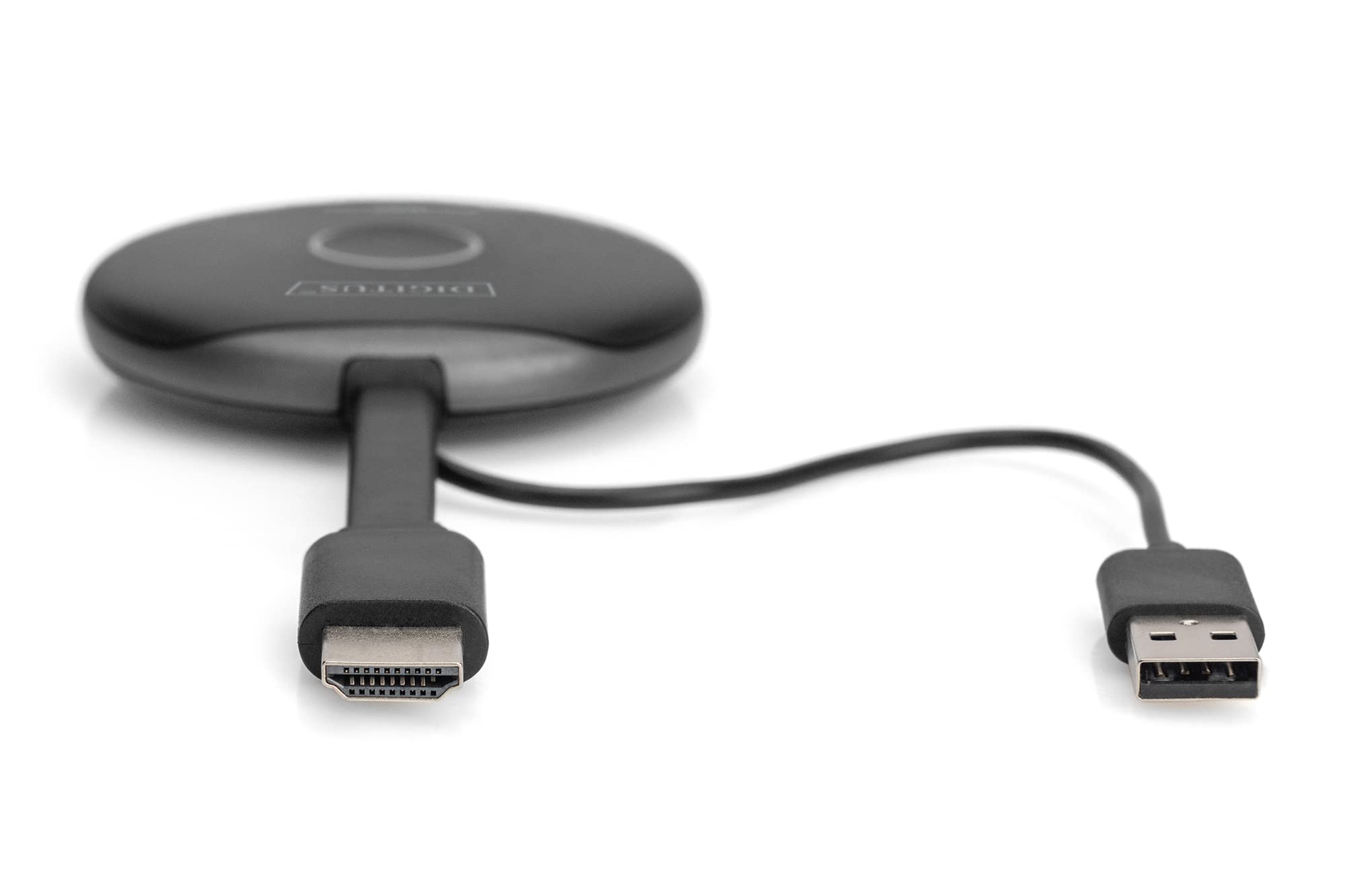 DIGITUS Click & Present Pro – HDMI-Transmitter zur Erweiterung von DS-55317 | HDMI-Sender Einheit – Keine Treiber erforderlich – Echtes Plug and Play – Schwarz