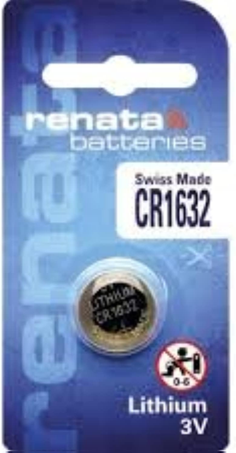 Renata CR1632 Lithium Batteries 3V - 5 Pieces