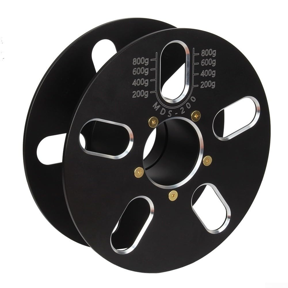 Alu Filament Spool für 3D Drucker Leicht Abnehmbar(Black)