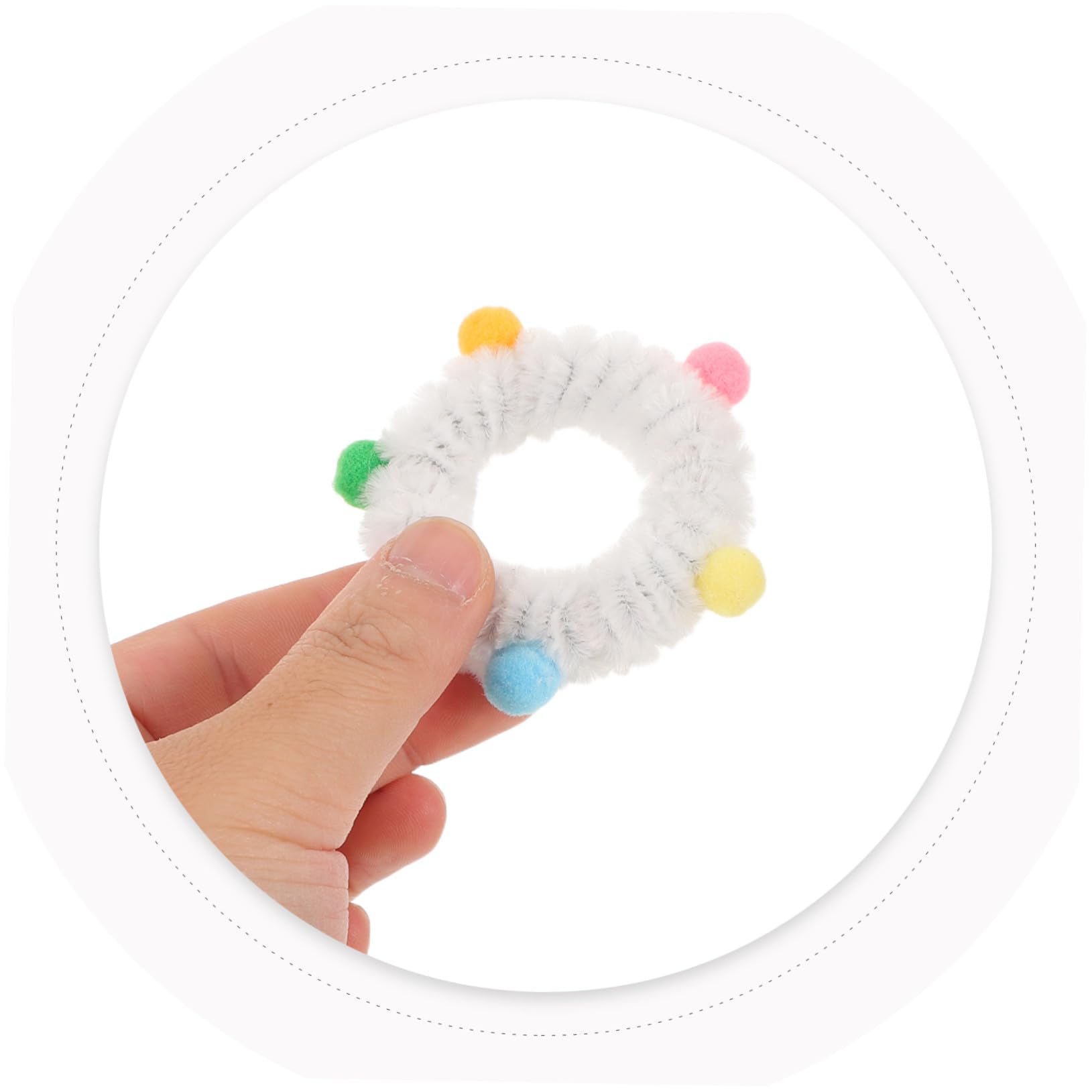 OUNONA 12 Stück Teiliges Boho Serviettenringe mit Pomponen Kreative Serviettenhalter für Shower Hochzeits Partydekoration Vielseitige Tischdeko für Festliche Anlässe