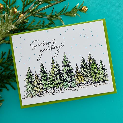 Assiette de presse Evergreens Ensemble Spellbinders pour gaufrage Noël et scrap
