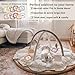 5-in-1 Thick & Plush Baby Play Gym, Baby Play Mats for Floor, Tummy Time Mat with 6 Toys, Cat Bed, Dog Bed, Convertible Stage-Based Developmental from Baby to Toddler, Ball Pit, Pet Cushion Cloudico