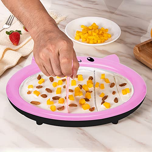 #F7E8Y8 F-Ried Joghurtmaschine Haushalt Mini Eismaschine Kinder Selbstgemachte Obst Eiscreme Teller perfekt für… – Bild 4
