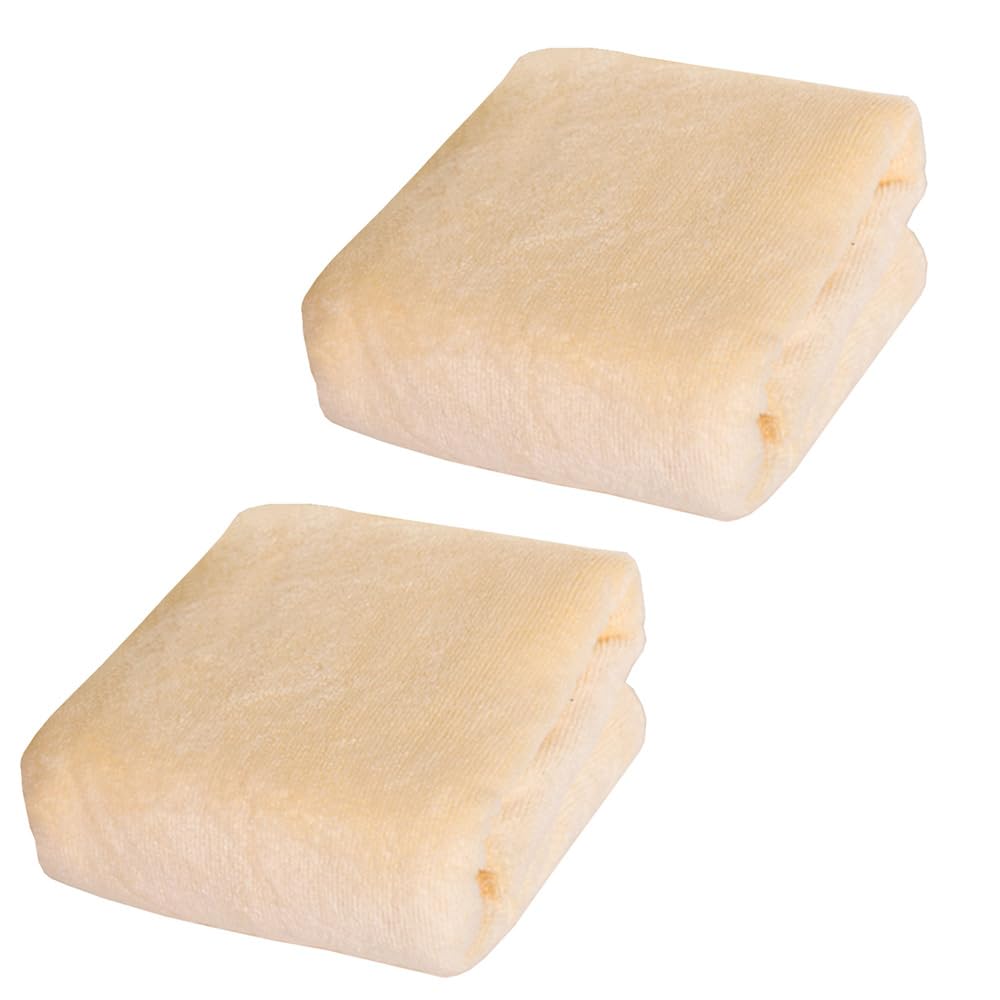 MOCNT 2 X Microfibre Towel 450GSM Bath Towels Quick Dry Sport Absorbent Travel Towel Microfibre Cloth Fast Drying Car Cleaning Towel Swimming Camping Hiking 35cm x 75cm Beige