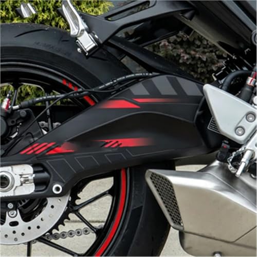 Calcomanías protección brazo oscilante 675SR-R acabado premium para eje giratorio moto 2