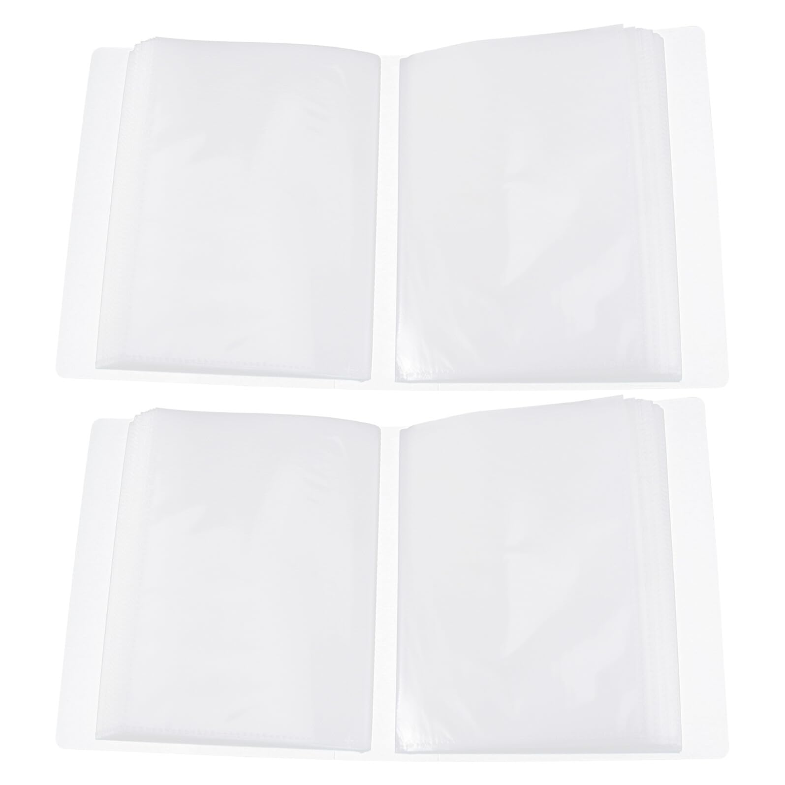 Álbum de Fotos de 2 Piezas Fundas de Pp Mate para 100 Fotos de 6 Pulgadas, Adecuado para Estudiantes y Eventos como Bodas