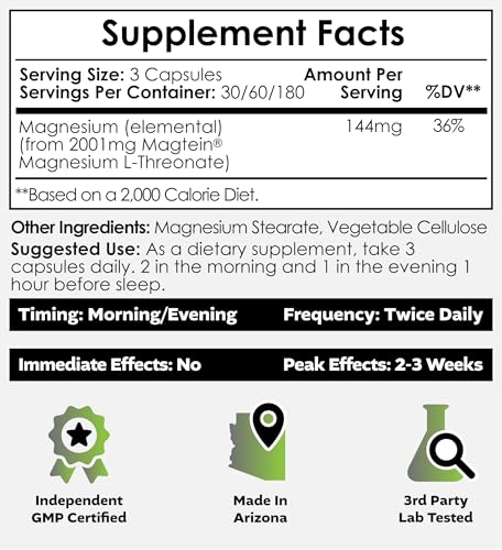 Nootropics Depot Magtein Capsules