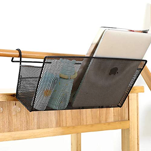 Bedside Caddy Dorm,2 Pack Hanging Storage Baskets for Bunkbed,Mesh Hanging Organizer for Dormitory