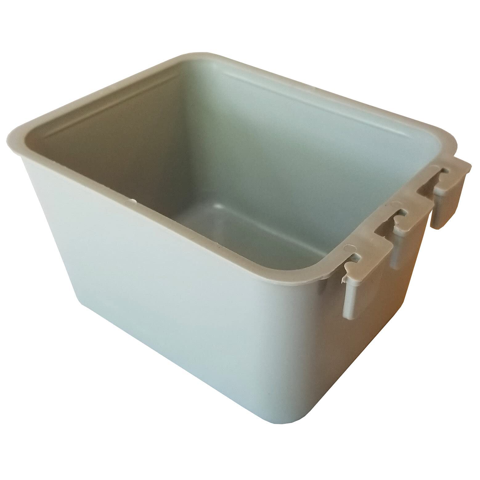 Cage Cups 1 Pint (16 oz) Hanging Feed & Water Cage Cups (12, Gray)