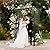 VINGLI Garden Arbor, PVC Wedding Arch for Ceremony Party, Garden Trellis for Climbing Plants Outdoor, Arch Backdrop Stand for Garden, Backyard, Lawn, Wedding (Black)