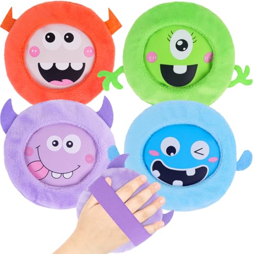 Hilph Monster Kühlpads Kinder Kühlkompressen 4er Set