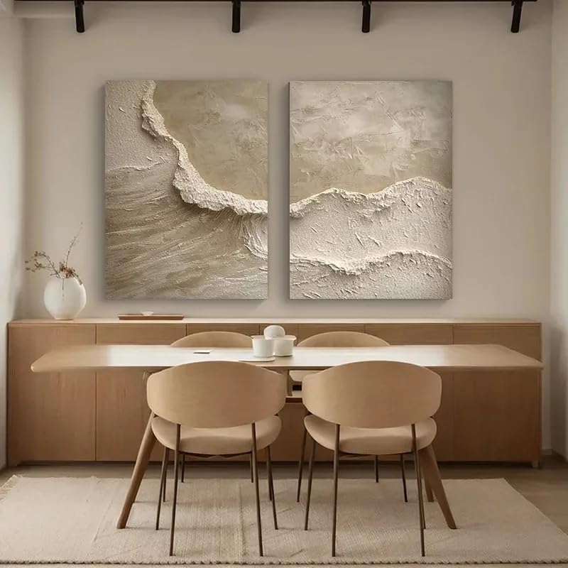 Toile murale de chambre à coucher ZHUOYA tableau abstrait pour salon chaleureux