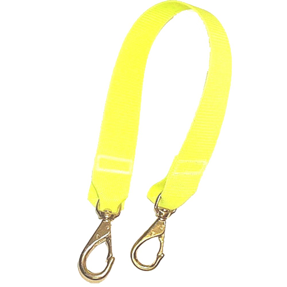 JCS Nylon Lift Bag Strap, 2 Feet, Yellow