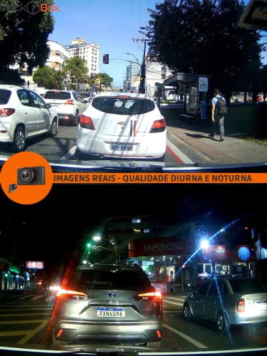 Black Box Gp5 Dual - Câmera Veicular Dupla Full HD Automotiva Carro