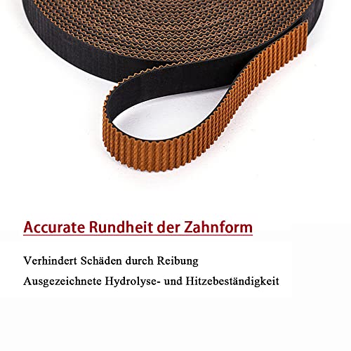 Image of 5M GT2 Timing Belt, Upgrade Non-Slip Version, Width 6mm, Fit for 3D Printer and Most Belt Driven Printers