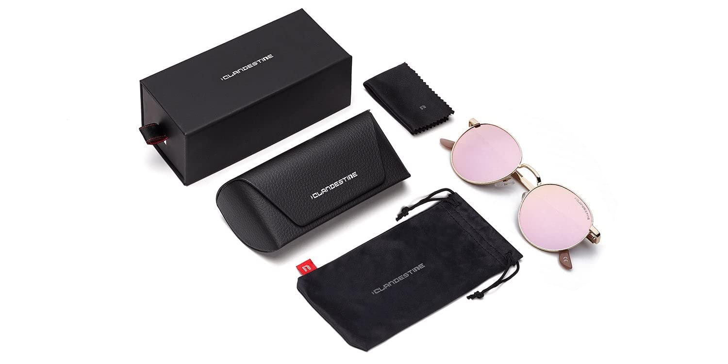 CLANDESTINE Round Collections - Men and Women Anti-glare HD Unisex Sunglasses