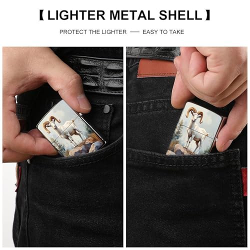 Funda para encendedor de cobre estilo casual miniatura 3