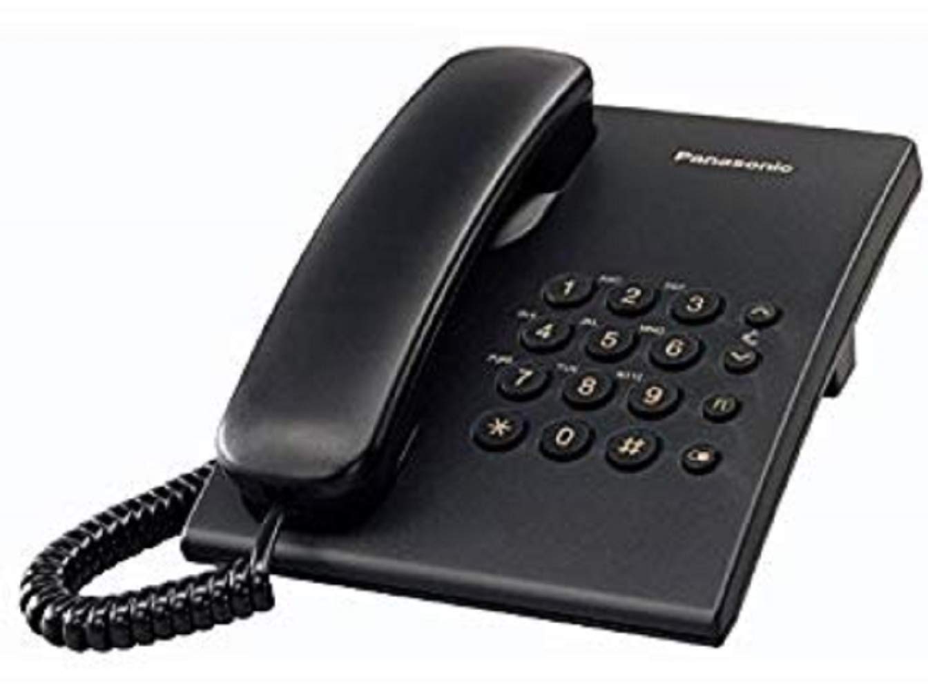 Panasonic KX-​TS 500 Telefoni domestici con cavo, Nero