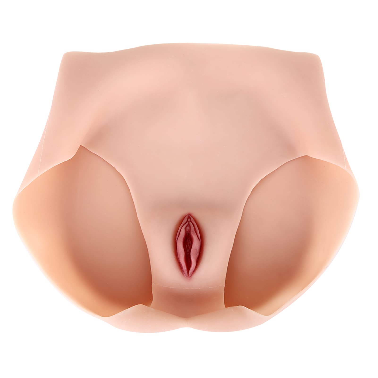 FSYH Abalone Zehenslip FüR Herren Hiding Gaff Silikon Gesäß HüFten Enhancer GefäLschte Vagina füR Crossdresser Transgender Shemale UnterwäSche