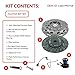 Clutch And Slave Kit With Pre-BClutch Master Cylinder and Line Assembly Compatible With Ranger B2300 B2500 B3000 1995-2011 2.3L L4 2.5L L4 3.0L V6 (Self Adjusting Plate; 07-116S)