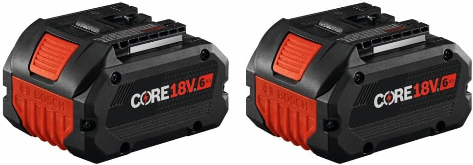 GBA18V60-2PK 18V CORE18V® Lithium-Ion 6 Ah High Power Battery, 2-Pack