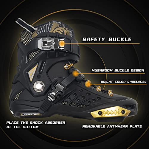 Nattork Inline Skates, Professional Fitness Blades Roller For Adult Women Men,4 Wheels Aggressive Speed Racing Skates For Male Female #TOP3